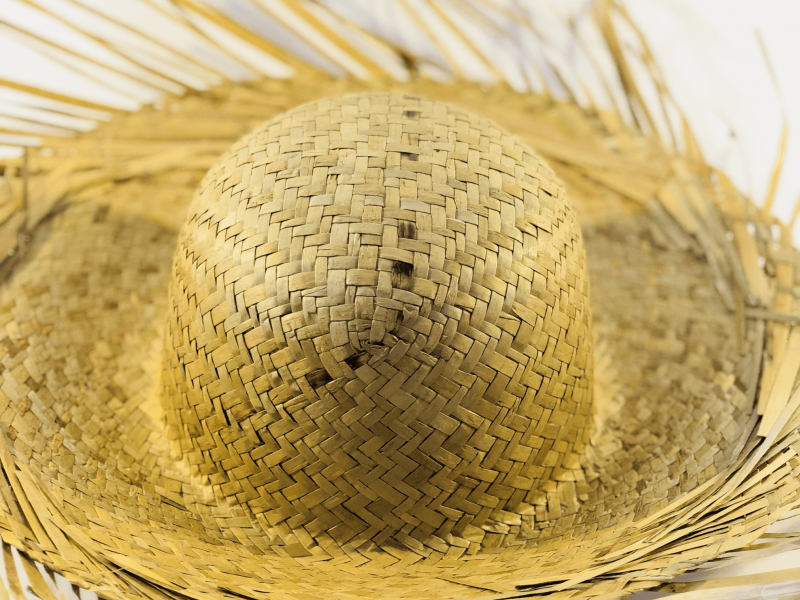 Sombrero Paja Desflecado – COD-239